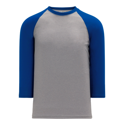 Athletic Knit 3/4 Sleeve Crew Neck Baseball Shirt (BA1846)